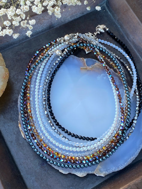Pearl and Crystal Chokers – Studio BB Designs