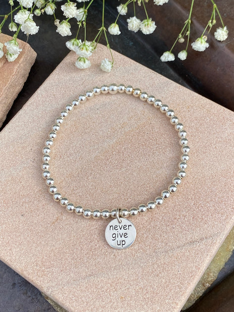 Silver Bracelets – Tagged "i love you"– Studio BB Designs