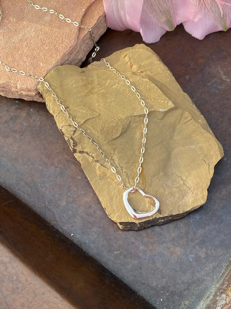 Open Heart Necklace