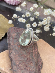 Green Amethyst Ring
