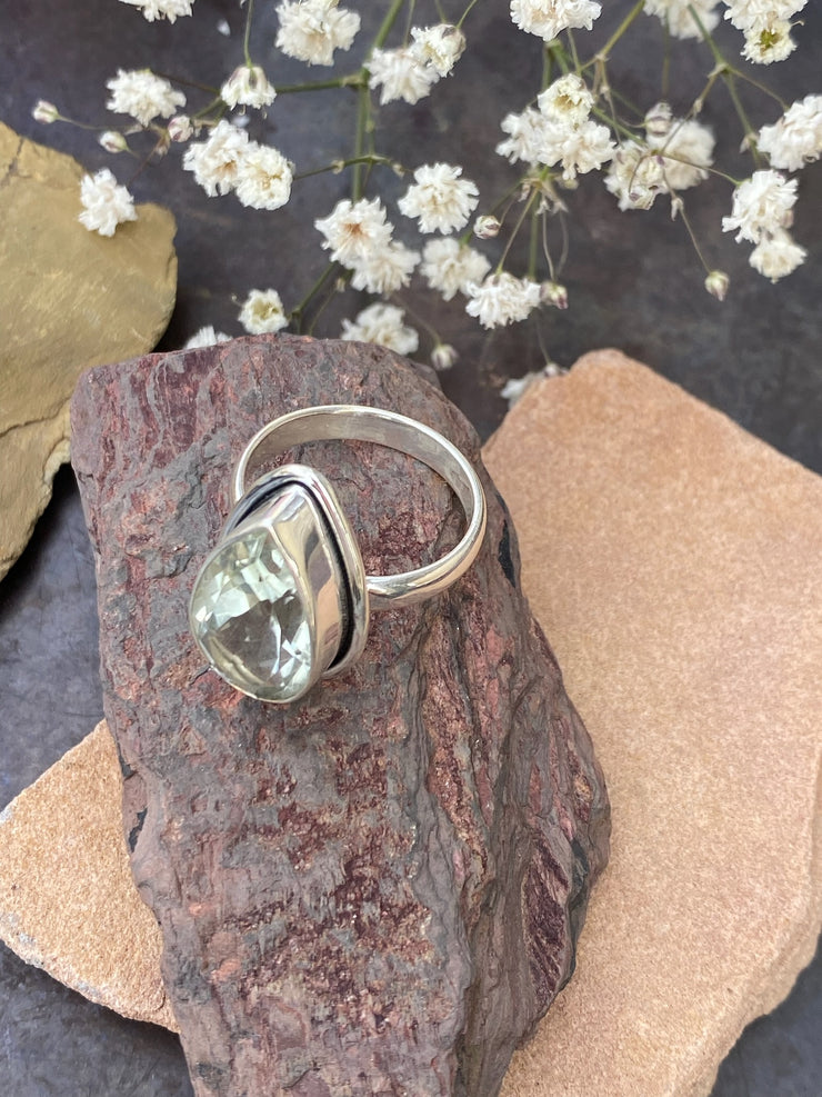 Green Amethyst Ring