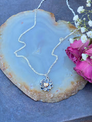 Lotus Heart Necklace