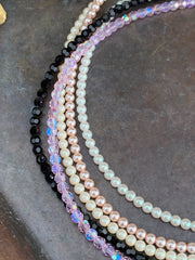 Pearl and Crystal Chokers