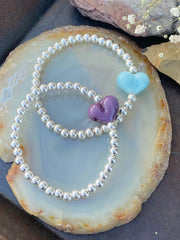 Continuing Heart Bracelet 5mm