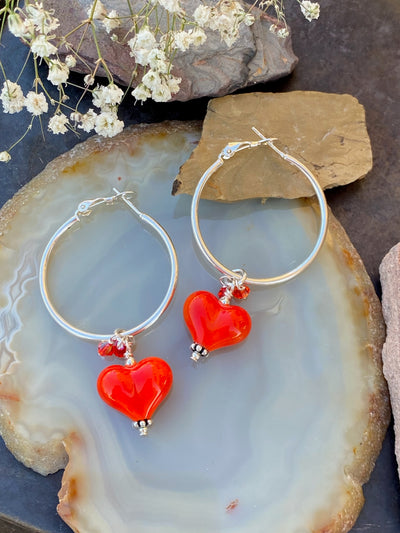 Tangerine Hoops