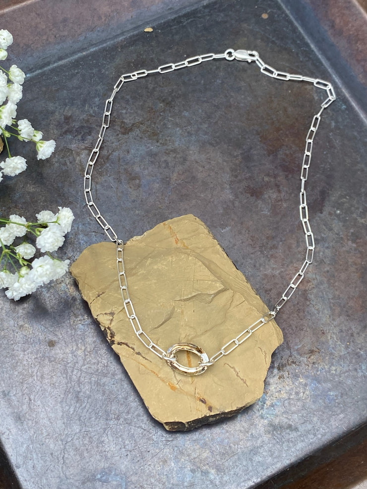 Crystal Oval Necklace