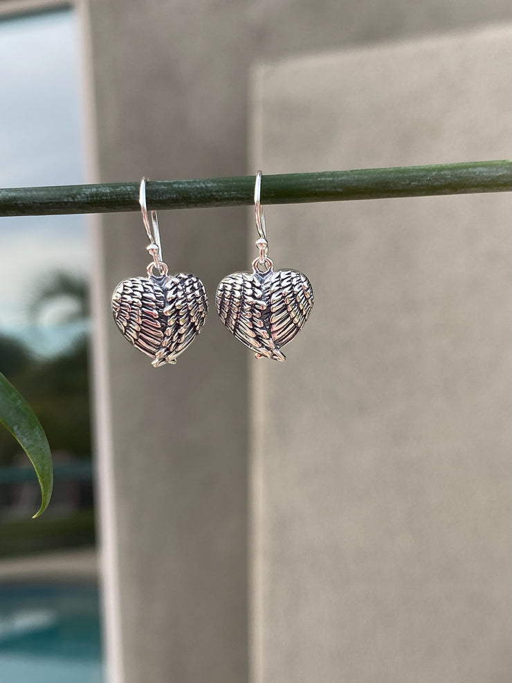 Heart Wing Earrings