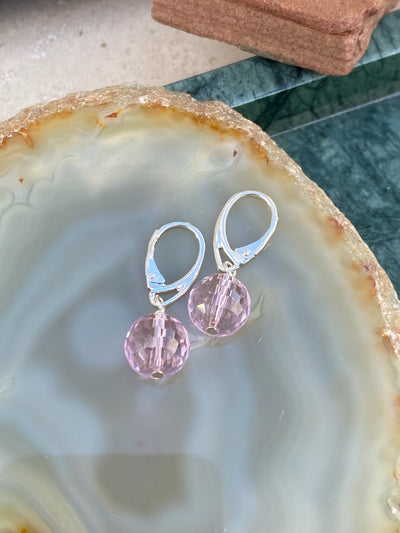 Blush Crystal Earrings