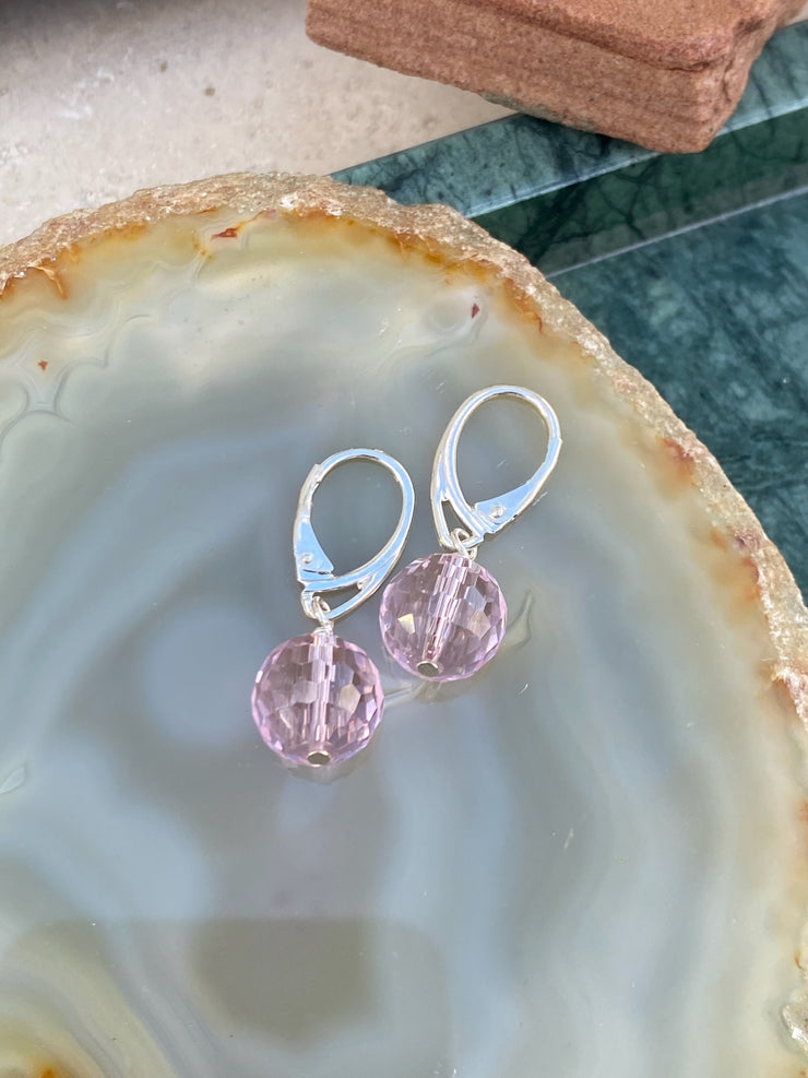 Blush Crystal Earrings
