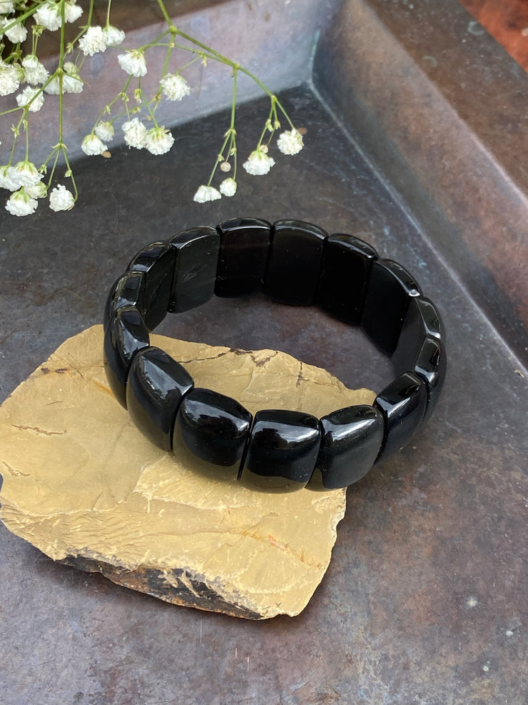 Onyx Tile Bracelet