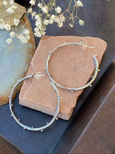 Halo Dot Hoops
