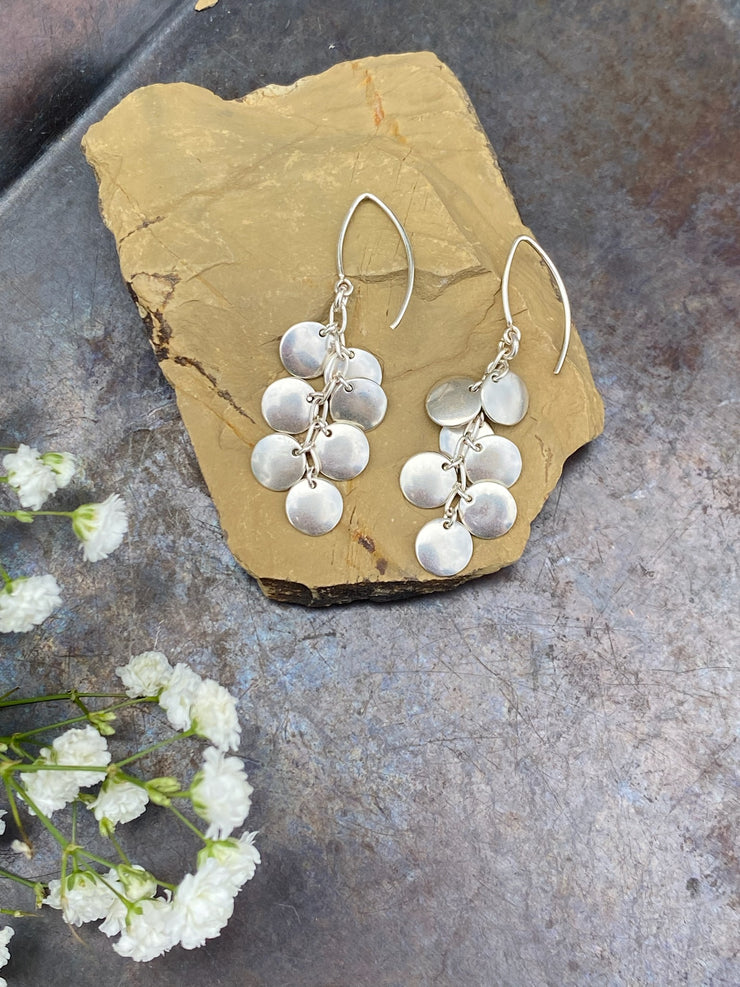 Silver Coin Earrings