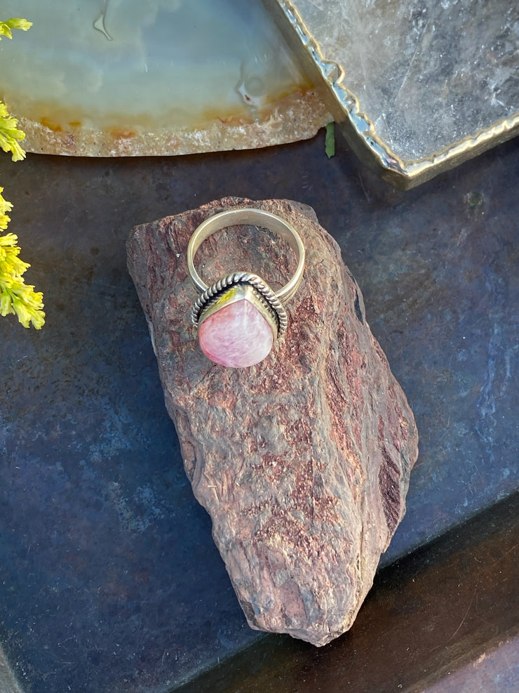 Pink Moonstone Ring