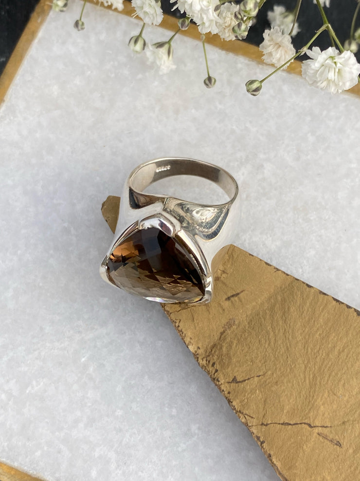 Smokey Topaz & Silver