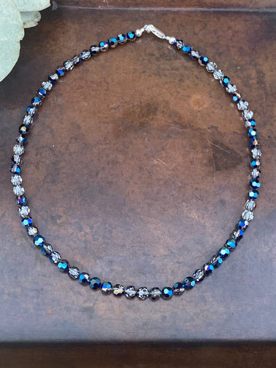 Midnight Crystal Choker